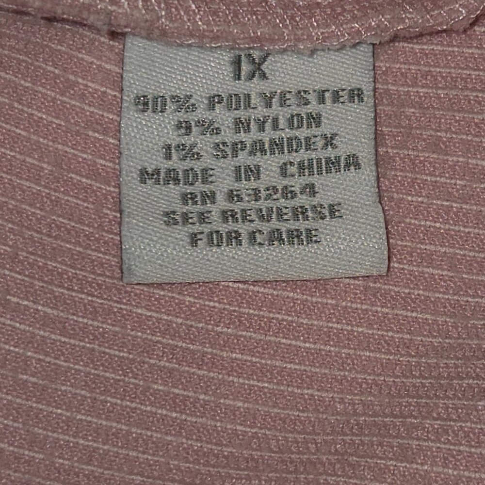 Dressbarn Women Pink Corduroy Zip Up Jacket Hoodie - Picture 5 of 6